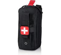 GINZER Molle Medical IFAK - Bolsa de primeros auxilios, kit táctico de supervivencia de emergencia, kit de trauma vacío, EDC médico para viajes al aire libre, camping, senderismo, escalada, caza