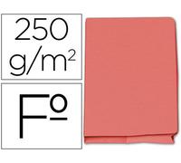 Gio Clasificador de Cartón Folio Pocket Rojo con Bolsa y Solapa 250g