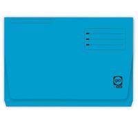 Gio subcarpeta con bolsa y solapa azul intenso cartulina folio 320gr -