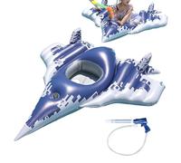 Giocattoli Da Nuoto per Bambini | Giocattoli Gonfiabili Antiribaltamento A Forma Di Aereo In PVC,Gommoni Piscina per Bambini E Ragazzi, Uso Domestico, Esterno, Lago, Fiume, Cortile, Bagno