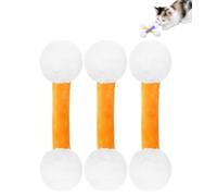 Giocattoli di Peluche con bastoncini di Cotone imbevuti di erba gatta, Corda da masticare per Gatti, giocattolo per l'autointrattenimento del Gatto, Robusto, Resistente e a Prova di morso, bastoncini