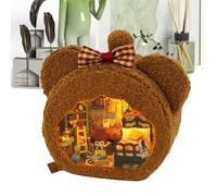 Giocattolo per Casa Delle Bambole - Modello Artigianale in Miniatura, Set di Costruzione FAI da Te Con, Kit Decorativo Creativo per Bambini | Arredo Educativo e Regalo da Collezione