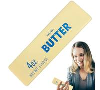 Giocattolo Slow Rising A Forma Di Burro - Morbido Giocattolo Sensoriale Da Spremere - Finto Cibo Appiccicoso E Profumato - Antistress Fidget per Bambini E Adolescenti - Gioco Tattile E Visivo