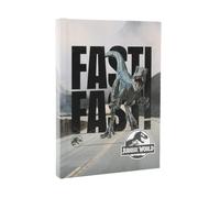 Gioch Preziosi - Agenda escolar 2025 2026 Jurassic World, agenda escolar de 10 meses sin fecha, tapa dura, formato 14,2 x 20 cm, para niños y niñas de primaria y mediana