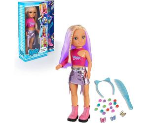 Giocheria Nancy Desafío De Color De Cabello Muñeca Con Accesorios