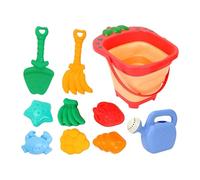 Giochi Da Sabbia per Bambini - Secchio e Pale Pieghevoli | Set Gioco Pieghevole con Attrezzi per Scavare, Attività Estive All’aperto per Ragazzini