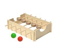 Giochi Da Tavolo Realizzati In Legno Per - 30x21x8 Cm Gioco Da Tavolo Per L'Educazione Precoce Dei | Giocattolo Educativo Pista Per Palline Di Legno,Per Ragazze E Ragazzi