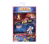 Giochi Preziosi Akedo Tail Whip VS Epic White Wraith - Juego de Juego Completo para iniciar la Batalla, 2 Guerreros Akedo y 2 Controladores incluidos, para niños a Partir de 6 años, AKE01500, Multi