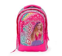 Giochi Preziosi Barbie - Mochila extensible redonda, respaldo Comfort Back, bolsillo frontal e interior, asa, correas acolchadas Dim. 31 x 43 x 17 (+9) cm capacidad 35 l, multicolor, L, Casual