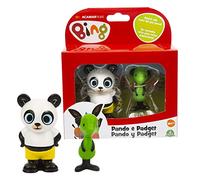 Giochi Preziosi Bing BNG00L02 - Juego de 2 Minifiguras, Pando y Padget de Colores Luminosos y tamaño Adecuado para Las Manos de los más pequeños, para niñas a Partir de 18 Meses, BNG00L02, Multicolor