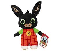 Giochi Preziosi Bing BNG01A03 - Peluche de 25 cm Aprox., Personaje Bing, con Orejas y Detalles faciales Bordados, Suave Peluche para Llevar Siempre contigo, a Partir de 0 Meses, BNG01A03