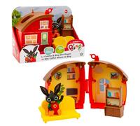 Giochi Preziosi Bing - Mini Playset abatible de la casa de Bing compuesta por 2 Habitaciones, Accesorios y con Personaje Bing Incluido, Compatible con Otros Juegos de la línea, niños a Partir de 12