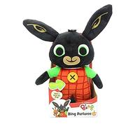 Giochi Preziosi Bing - Peluche parlante de 33 cm de altura, juguetes para niños a partir de 0 meses, peluche para bebé, muñeco Bing repite sus frases favoritas con la voz original, ideal para compañía