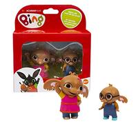 Giochi Preziosi Bing Set 2 Mini Personajes, Sula y Nicky de Colores Vivos y Buenas Dimensiones para Las Manos pequeñas, para niños a Partir de 18 Meses, Multicolor