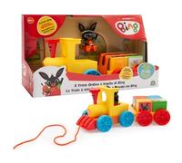 Giochi Preziosi Bing - Tren remolcable, Juego Educativo con Cubos numerados Que representan Personajes de la Serie, Incluye un pequeño Bing, a Partir de los 18 Meses