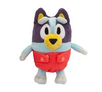 Giochi Preziosi Bluey - Pelouche de 20 cm Suave y Muy detallado con representación de Bluey en versión de Verano con Traje de baño, para niños a Partir de 3 años