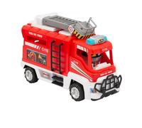 Giochi Preziosi Bombero-Camión Bombero con Livrea Original De Rueda Libre. Detallado Y Lleno De Accesorios Incluye Bombero De 7 Cm, para Niños A Partir De 4 Años