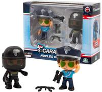 Giochi Preziosi Carabinieri - Juego de 2 Mini Action Hero de 7 cm de Altura, articulados con Uniforme Ordinario y 1 Brigada móvil, Incluye Accesorios, para niños a Partir de 4 años
