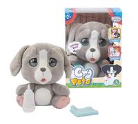 Giochi Preziosi Cry Pets - Peluche para Perro Que Bebe y llora, Color Gris