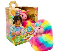 Giochi Preziosi Curlimals Coco The Caterpillar - Peluche Interactivo con más de 60 Sonidos, Luces Coloridas y función de Rizado, Peluche