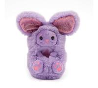 Giochi Preziosi Curlimals - Conejito Lila Luna Curlimals, muñeco de Peluche Interactivo, Suave y Colorido para estimular la curiosidad de los niños, Hace Versos y se acurruca, a Partir de 3 años