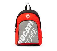 Giochi Preziosi Ducati-Mochila Americana Ducati, respaldo Comfort Back - Bolsillo frontal - Bolsillo interior - Asa de tela - Correas acolchadas. Dimensiones: 40 x 23 x 18 cm Capacidad 23 l, rojo, L,