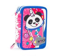 Giochi Preziosi Estuche Go Pop Bubble Star con 3 Cremalleras y 3 Compartimentos, Completo con lápices, bolígrafos, rotuladores, lápices de Colores, Goma de borrar, Tijeras, Regla y sacapuntas,