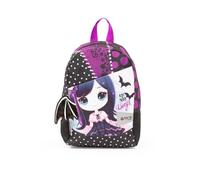 Giochi Preziosi Go Pop - Mochila de guardería modelo Dark Love con amplio compartimento central, tirador de cremallera personalizado de goma, correas acolchadas y asa Dim. 25,5 x 34,5 x 11,5 cm,