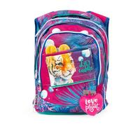 GIOCHI PREZIOSI Go Pop - Mochila extensible redonda modelo Sweet Jungle, 3 compartimentos y bolsillos interiores, respaldo y correas acolchadas, con banda personalizada y Pop Up, multicolor, L, Casual