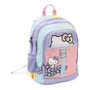 Giochi Preziosi Hello Kitty - Mochila, 3 compartimentos y bolsillos interiores, bolsillos porta botella, respaldo y correas acolchadas, 24 l, Dim 32 x 44 x 19, escuela primaria y mediana