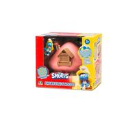 Giochi Preziosi Les Pitufos, Casa Mágica Que se Abre, con 1 Figura de 5,5 cm y Accesorios, Modelos aleatorios, Juguetes para Niños a Partir de 3 Años, PUF20, Azul