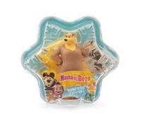 Giochi Preziosi Masha y el Oso, 7 cm con Figura Sorpresa, Paquete en Forma de Copo de Nieve, Original de los Dibujos Animados Masha y el Oso, para niños a Partir de 3 años