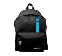 Giochi Preziosi Mochila americana para la playa exterior, banda de tela, anillo de metal, colgantes intercambiables, mosquetón, logotipo en la cabeza frontal. Dimensiones: 40 x 23 x 18 cm y 23