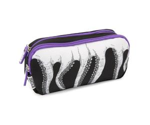 Giochi Preziosi Octopus - Estuche con 2 Cremalleras de poliéster 900D, con Tirador Personalizado y Dos espaciosos Bolsillos, impresión con los icónicos tentáculos, Dimensiones 22 x 6 x 14