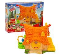 Giochi Preziosi Pinocchio - Playset con Doble ambientación La casa y la Tienda de Juguetes de Geppetto con 2 Personajes incluidos, para niños a Partir de 3 años, PNH05000