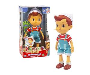 Giochi Preziosi Pinocho PNH12000 - Muñeca articulada de 32 cm con la función de la Nariz Que se estira Cuando Dice una Mentira, para niños a Partir de 3 años