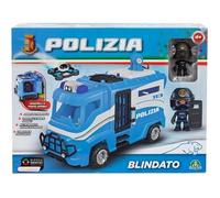 Giochi Preziosi Policía - Blindado De La Policía con Livrea Original De Rueda Libre Incluye Celda, Habitáculo, Personaje 7 Cm En Uniforme Oficial Y Accesorios. para Niños A Partir A Partir de 4 Años