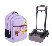 Giochi Preziosi - Sketch - Mochila con Ruedas Desmontable para la Escuela, para niña, Color Lila