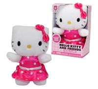 giochi preziosi spa Hello Kitty, Peluche, 7 cm, Modelo Hello Kitty - Vestido de Peso Rosa, para niños a Partir de 6 años, HKT252