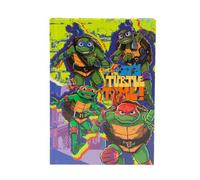 Giochi Preziosi Tortugas Ninja - Agenda escolar 2024/2025 Tortugas Ninja, cubierta con temática de las tortugas, agenda rígida de 10 meses sin fecha, interior a cuadros y marcador, diario primario