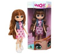 Giochi Preziosi Unique Eyes Muñeca Articulada 25 cm Ojos Grandes Mágicos y Profundos Sigue tu Mirada Sophia Fashion Doll, para niñas a Partir de 3 años, Multicolor