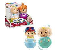 Giochi Preziosi WEEBLES, 2 Personajes COCOMELON, Culbuto, Juguete de Despertar, Juguete para niños a Partir de 1 año, WEC02