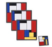 Gioco di logica e rompicapo per Bambini e adulti, 88 sfide per la Mente, giocattolo intelligente con 4 livelli di difficoltà, gioco per un singolo giocatore, migliora il pensiero logico (3 Piezas)