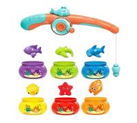 Gioco Di Pesca Magnetico | Attività Educative 'Apprendimento dei Colori - Pesca Magnetica - per Tavolo, Feste, Nuoto, Viaggio, Bagno, Piscina, Tavola, All'Aperto