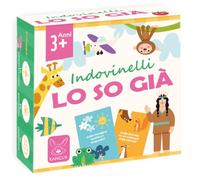 Gioco Educativo Indovinelli Lo So Già per Bambini dai 3 Anni in su Sviluppa Logica Linguaggio e Immaginazione 72 Domande Illustrate Divertente Gioco da Tavolo per Famiglie e Bambini