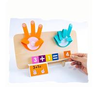 Gioco Educativo per Bambini in età prescolare (2-4 Anni) : materiale matematico maneggiabile con Valore Educativo, cubi per il conteggio, gioco