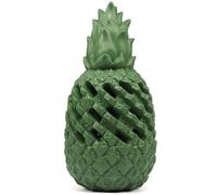 Gioco in gomma naturale biodegradabile Ananas Power con foro per snack per cani