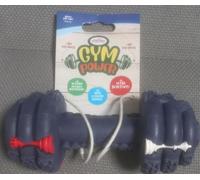 Gioco in gomma naturale biodegradabile Gym Power favorisce la pulizia dei denti per cani
