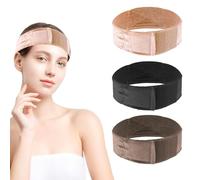 Giococo Agarre de peluca para mujer, 3 piezas, banda de agarre ajustable para mantener las pelucas en su lugar, diademas de terciopelo antideslizante, diademas para mujer, accesorio para frentes de