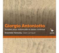 Giogio Antoniotto - Sonates pour Violoncelle et Basse Continue